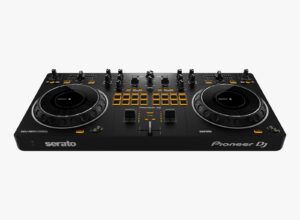 Controlador DJ de 2 canales de estilo scratch para Serato DJ Lite (negro)