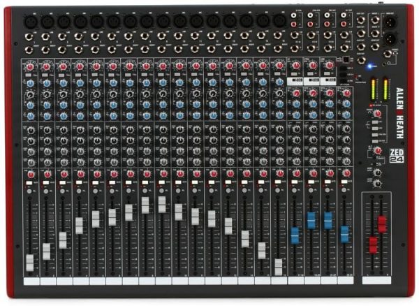Mixer 16 canales mono y 4 canales estéreo entrada XLR y USB Allen & Heath